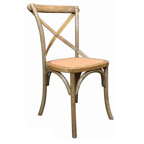 Cross Back Dining Chair Natural Humble Home