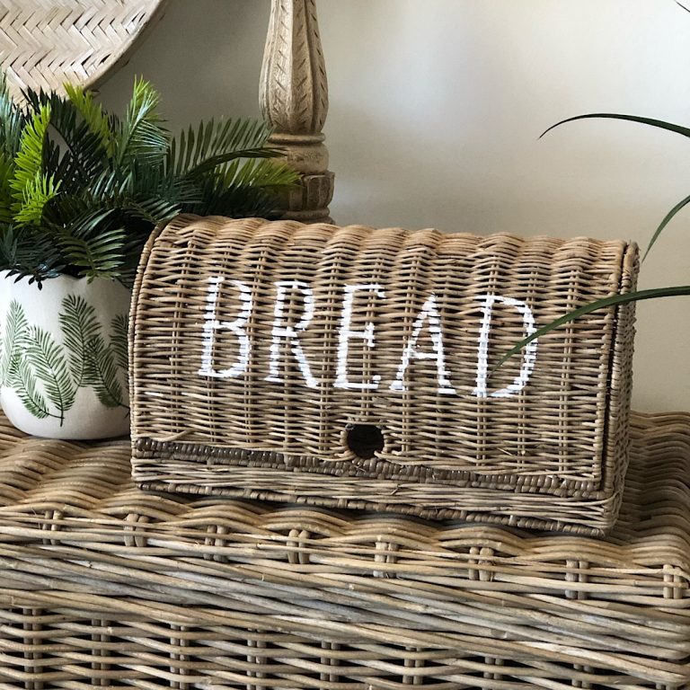 Rattan Bread Storage Basket Small Humble Home