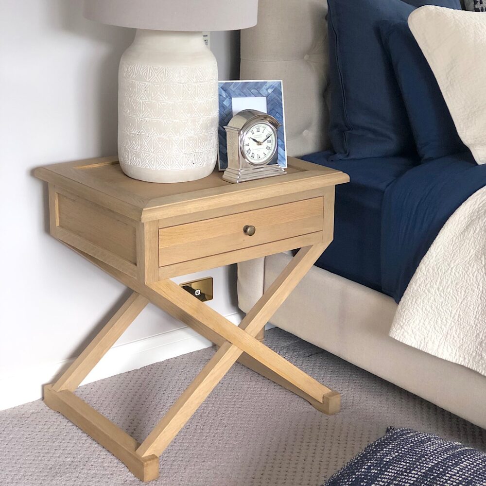 Hampton Side Table - Weathered Oak