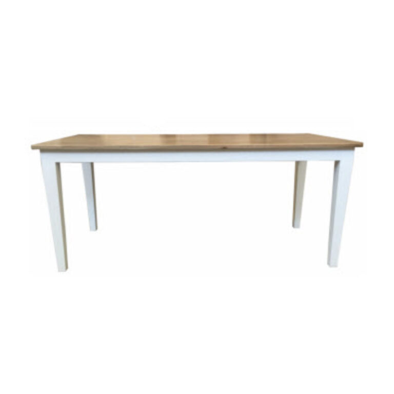 Oak Dining Table with White Legs 240cm Humble Home