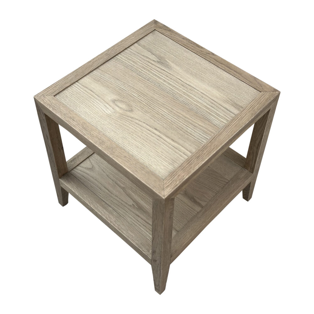 Contemporary Side Table - Weathered Oak